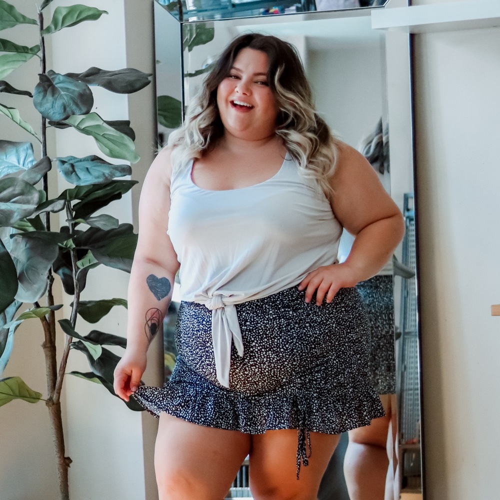 Versatile Spot Mini Skirt